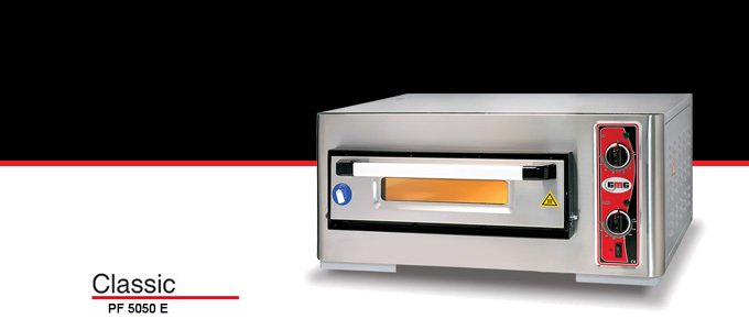 GMG PF 5050 E Pizza Fırını-Tek Katlı-380 V-iç Ölçüsü 50x50 cm