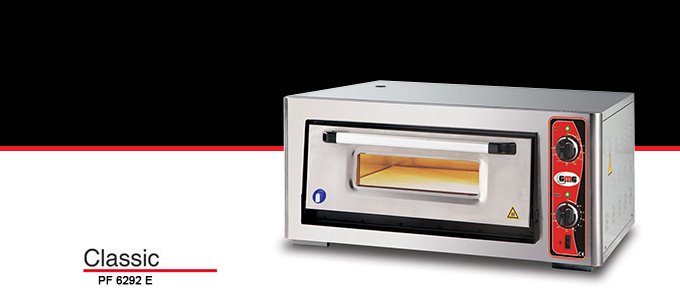 GMG PF 6292E Pizza Fırını-Tek Katlı-6 Adet Pizza Pişirme Kapasiteli-380 V-iç Ölçüsü 62x92 cm