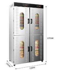 Dalle LT-023 Paslanmaz Çelik Gıda ve Meyve Kurutma Makinesi 80 Tepsili