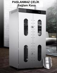 Dalle LT-195 Endüstriyel Çelik Meyve Kurutma Makinesi 28 Büyük Tepsi