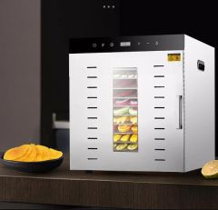 Dalle SS-96H Paslanmaz Çelik Gıda Kurutma Makinesi Çift Katmanlı