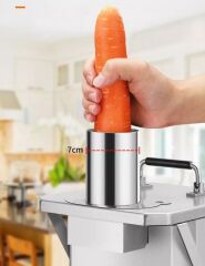 Dalle EX-06 Elektrikli Paslanmaz Çelik Meyve Sebze Gıda Dilimleme Makinesi