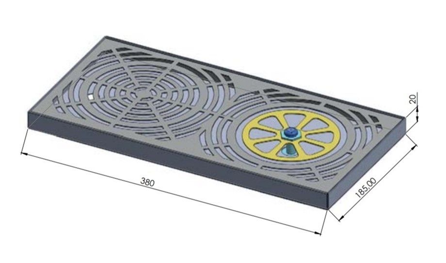Bar Tipi Duşlama Ünitesi Damlalıklı B Tipi