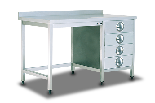 Çalışma Tezgahı 4 Çekmeceli 190*60*85 Ölçülerinde