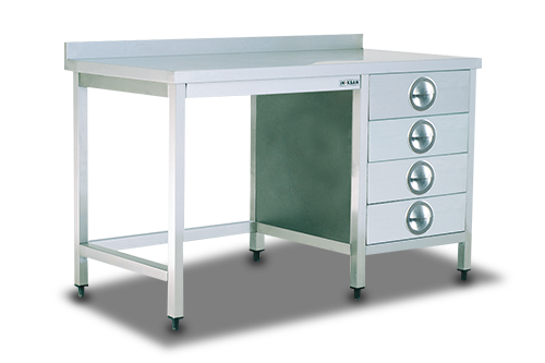 Çalışma Tezgahı 4 Çekmeceli 140*60*85 Ölçülerinde