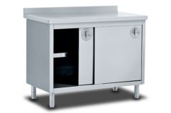 Çalışma Tezgahı Dolaplı Ara Raflı Sürgü Kapaklı - 190*60*85 Ölçülerinde