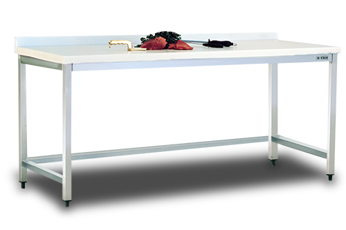 Polietilen Tablalı Çalışma Tezgahı 190*60*85 Ölçülerinde 4 Cm Kalınlık