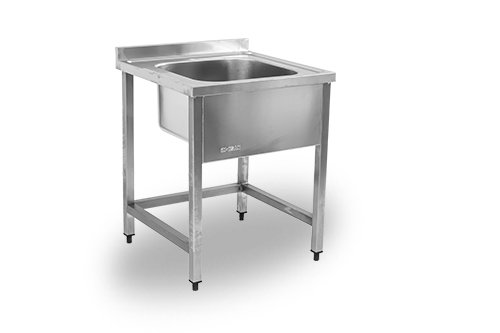 Tek Evyeli Çalışma Tezgahı (50*40*25)  60*60*85 Ölçülerinde