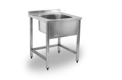 Tek Evyeli Çalışma Tezgahı (50*40*25)  60*60*85 Ölçülerinde