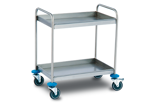 Bulaşık Toplama Arabası - 2 Katlı - 6 Cm Derinlik