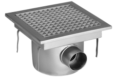 Yandan Çıkışlı Ortadan Sifonlu Yer Izgarası 30*30*15