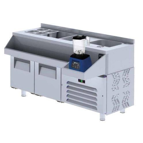 Kokteyl Hazırlık Buzdolabı 190 Lt 2 Kapılı